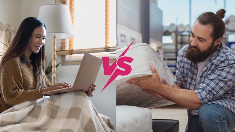 Pros and Cons of Buying a Mattress Online vs. In-Store