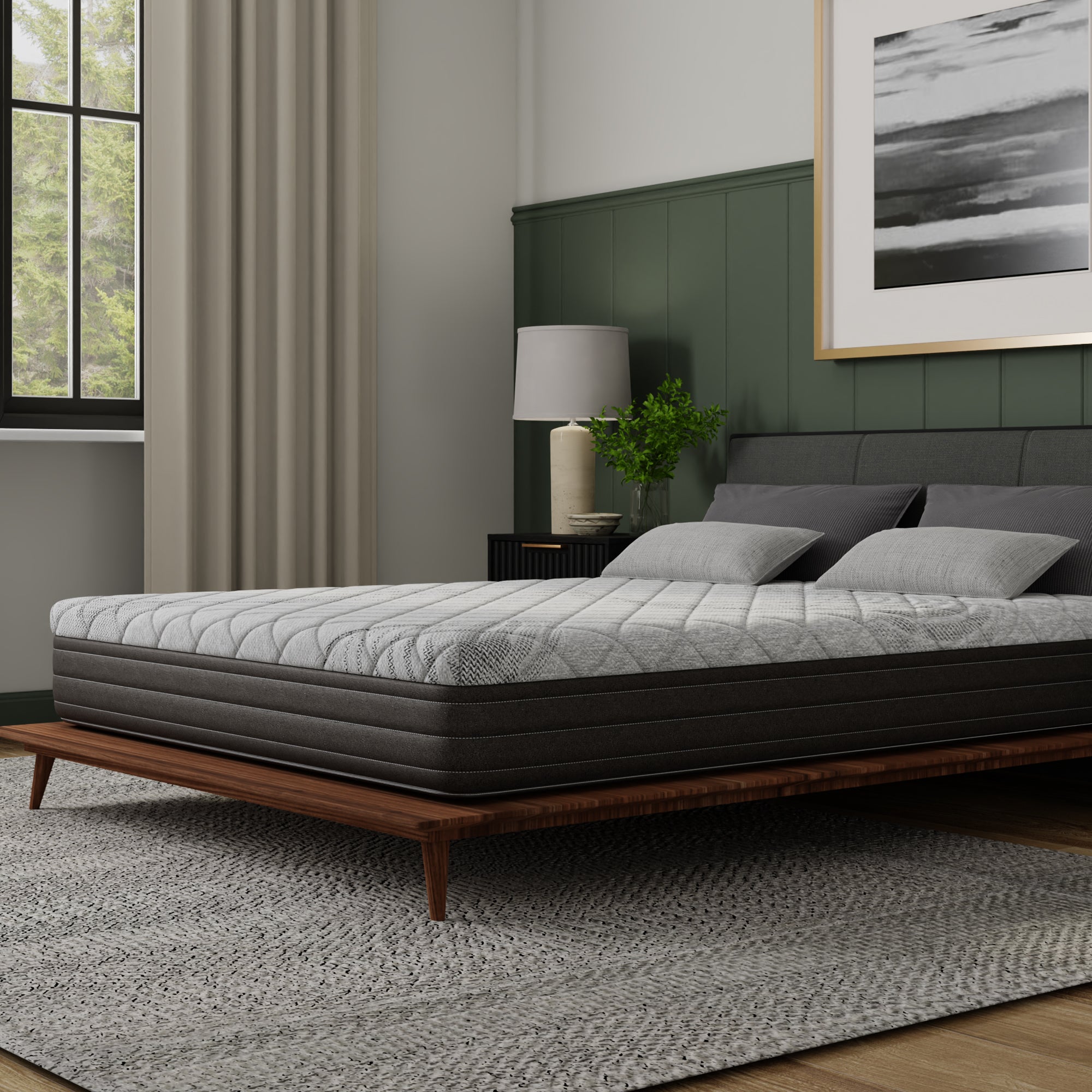 10” Bliss Gel Comfort Reactive Mattress - Medium Firm, Back - Side Sleepers - BlissfulNights.com