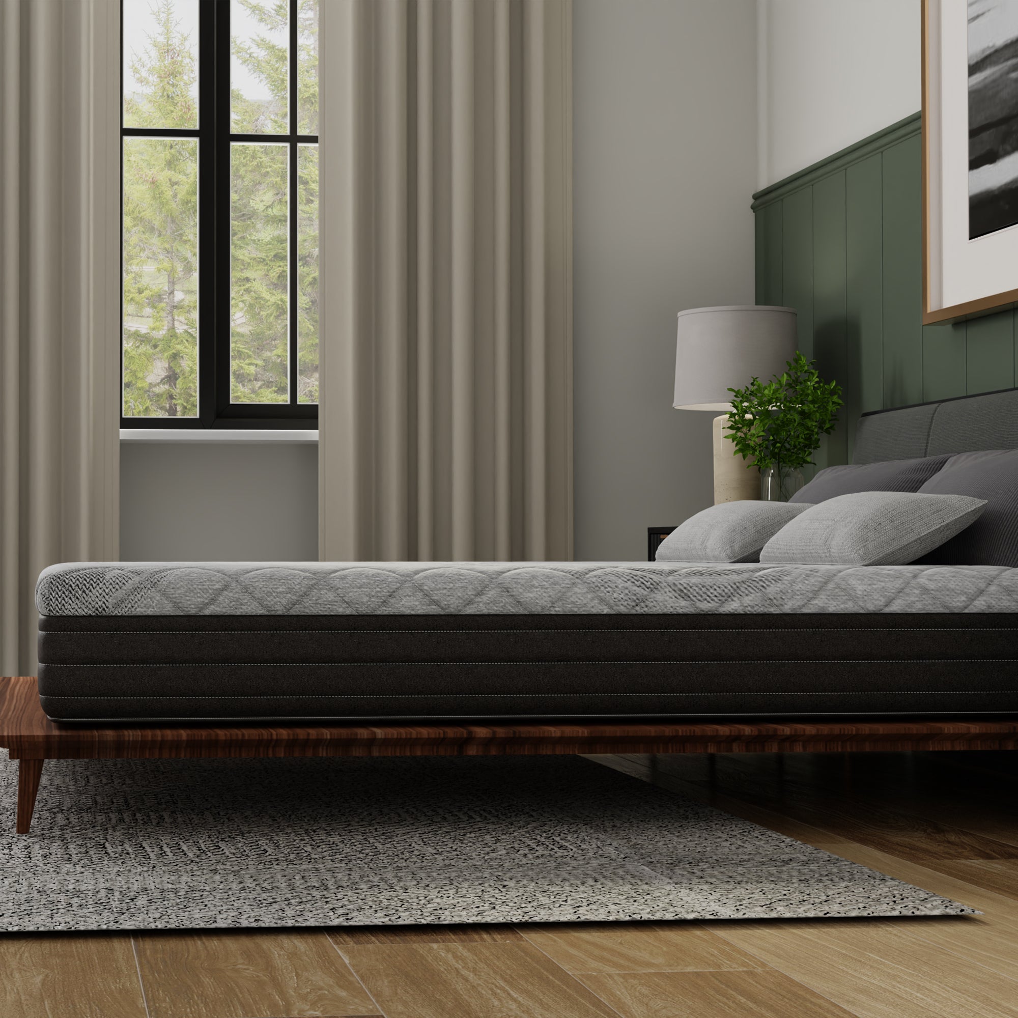 10” Bliss Gel Comfort Reactive Mattress - Medium Firm, Back - Side Sleepers - BlissfulNights.com