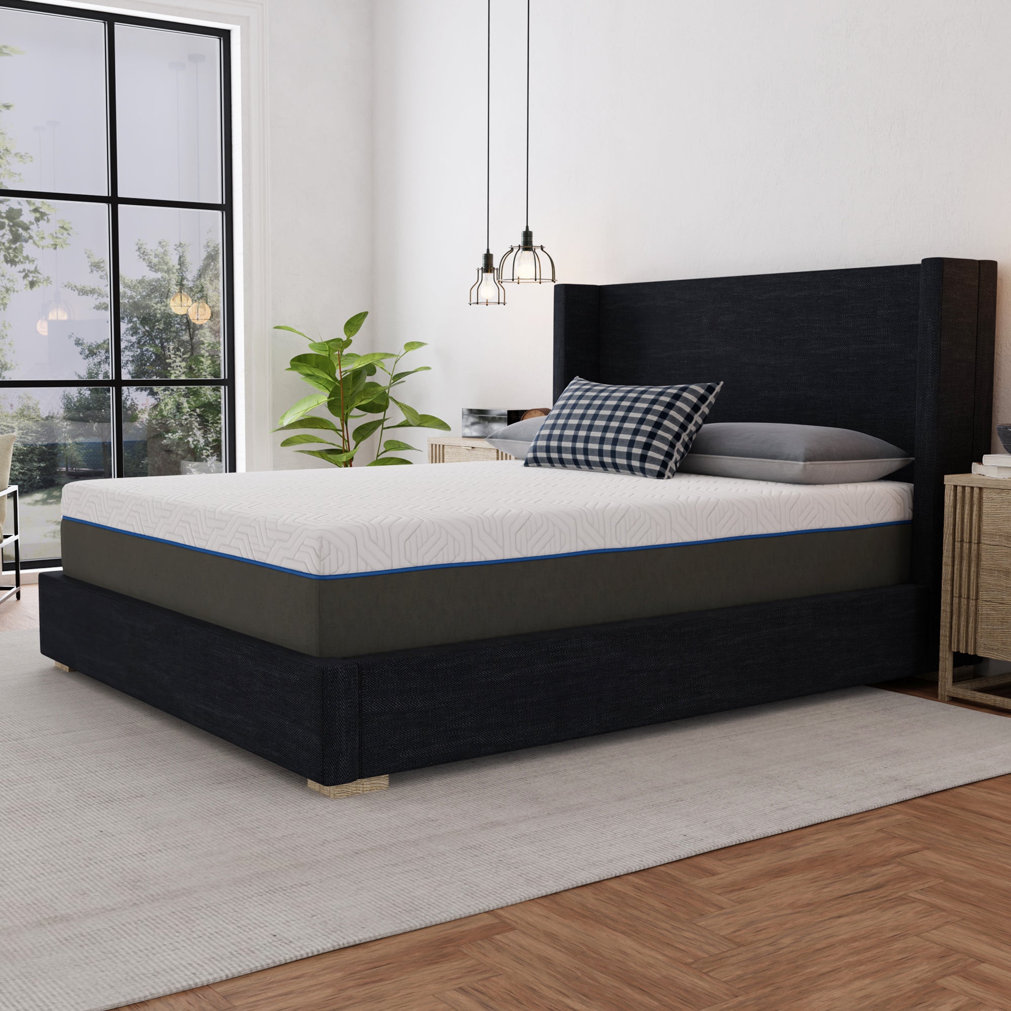12" Gel Infused Memory Foam Mattress, Firm - BlissfulNights.com