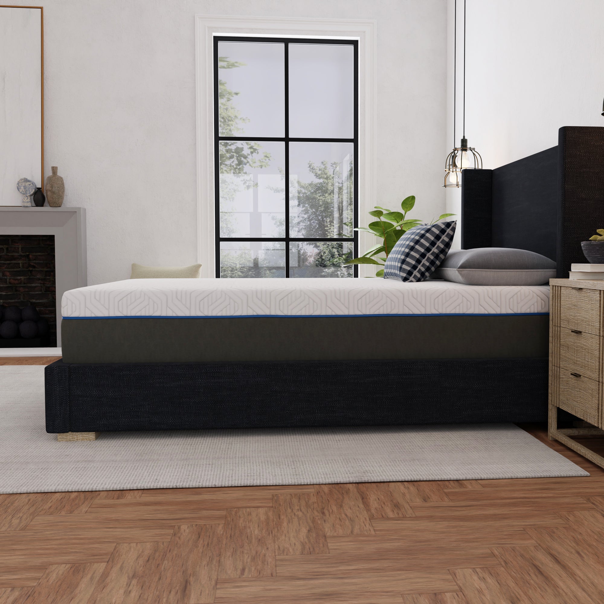 12" Gel Infused Memory Foam Mattress, Firm - BlissfulNights.com