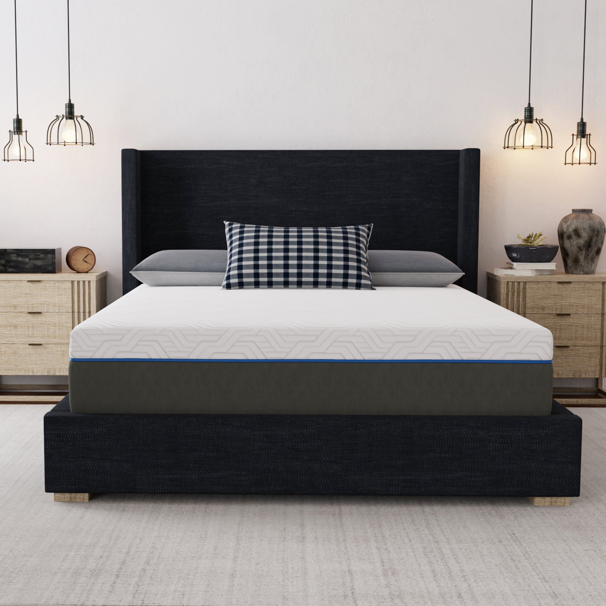 12" Gel Infused Memory Foam Mattress, Firm - BlissfulNights.com