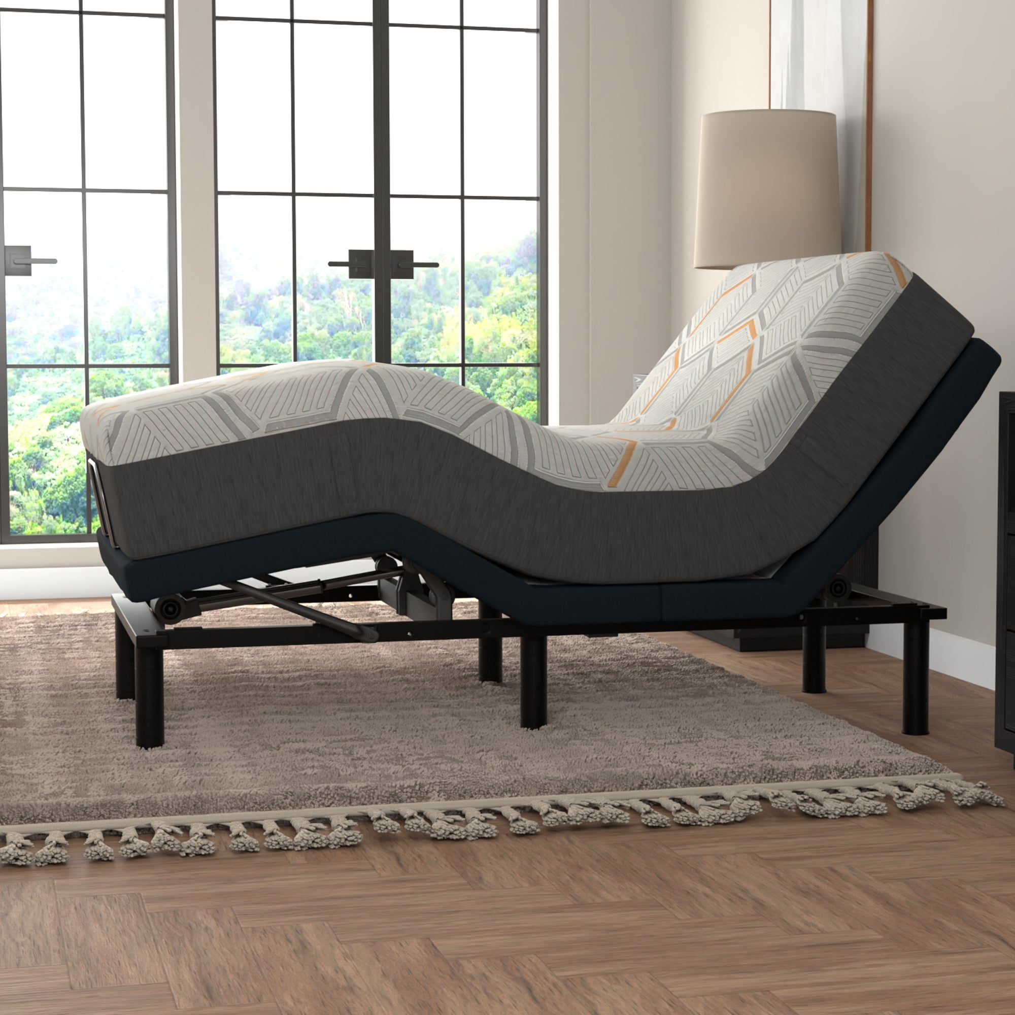 Blissful Nights Sleep System: 12” Copper Infused Cool Memory Foam Mattress,  Medium-Firm with e3 Adjustable Base - BlissfulNights.com