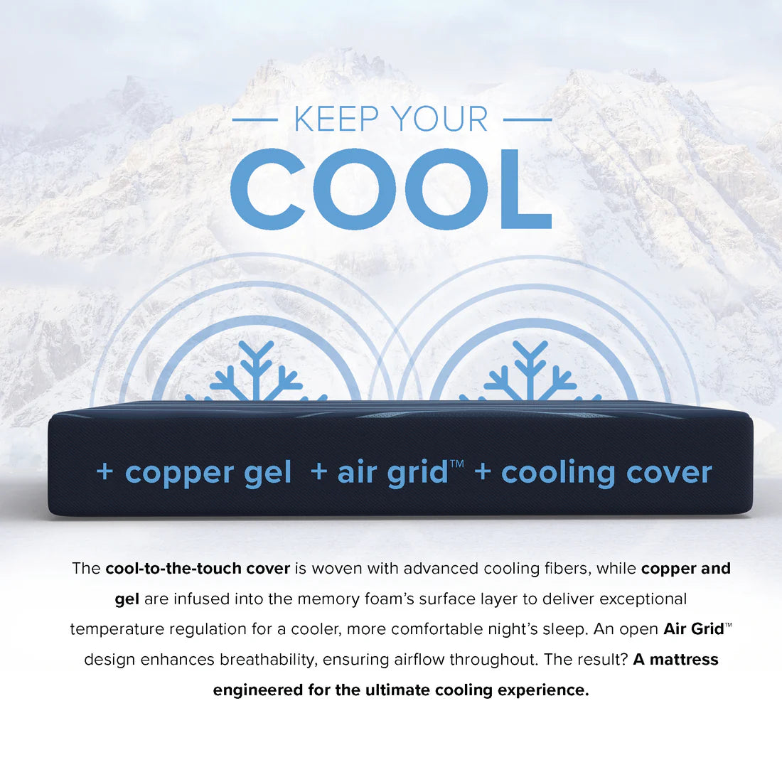 10” ActiveAlign Reactive Copper Medium-Firm - BlissfulNights.com