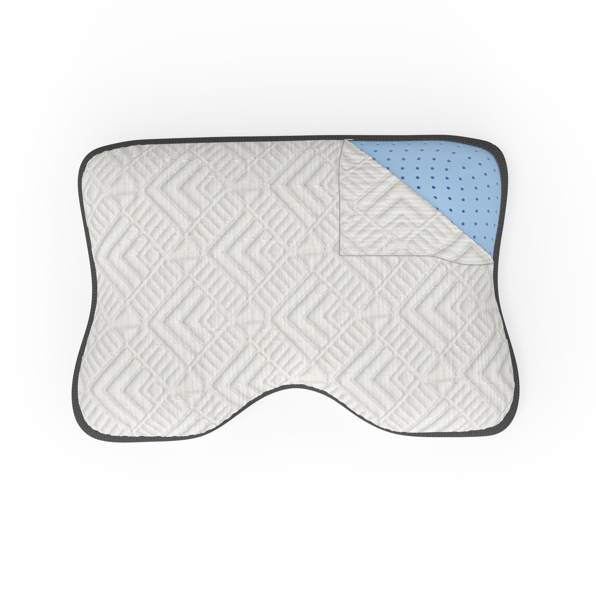 Cooling Contoured Side Sleeper Pillow - BlissfulNights.com