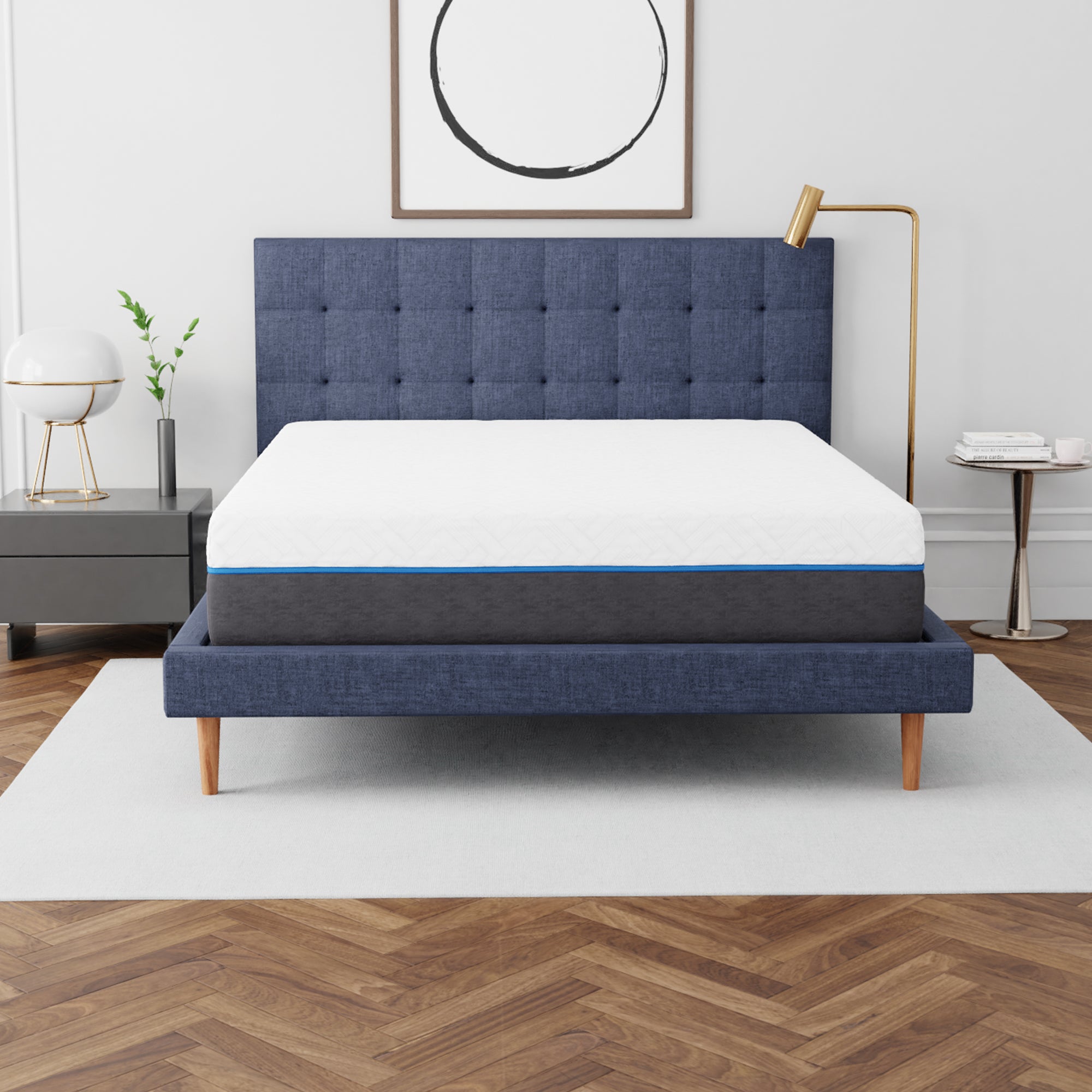 12" Gel Infused Premium Memory Foam Mattress, Plush - BlissfulNights.com