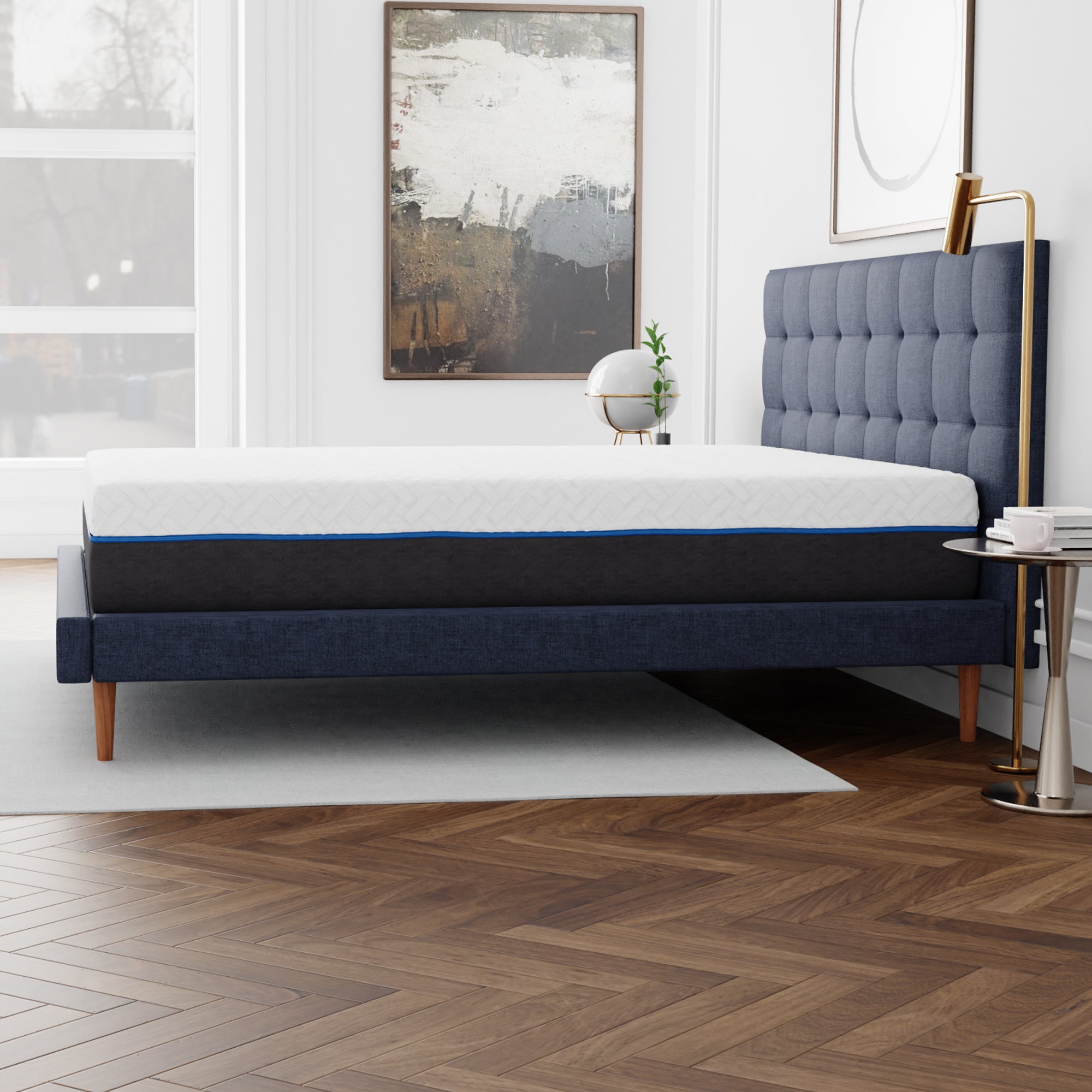 12" Gel Infused Premium Memory Foam Mattress, Plush - BlissfulNights.com