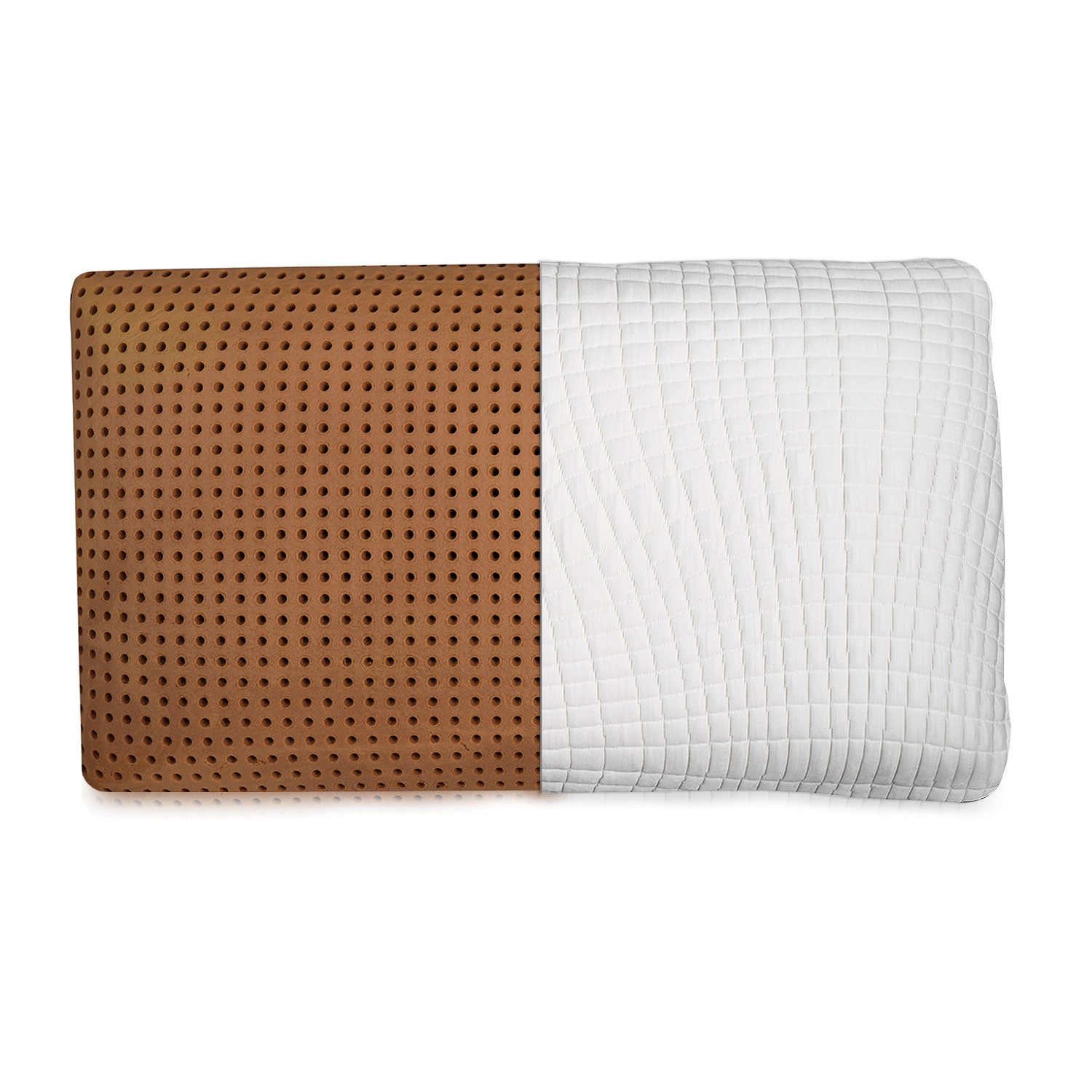 Ventilated Copper Memory Foam Pillow - Washable Cover - BlissfulNights.com