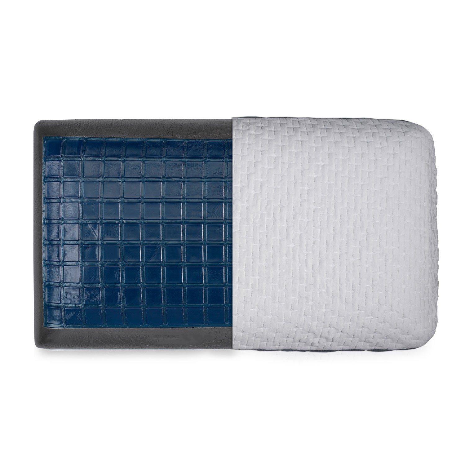 Bamboo Charcoal and Gel Memory Foam Pillow - Washable Cover - BlissfulNights.com