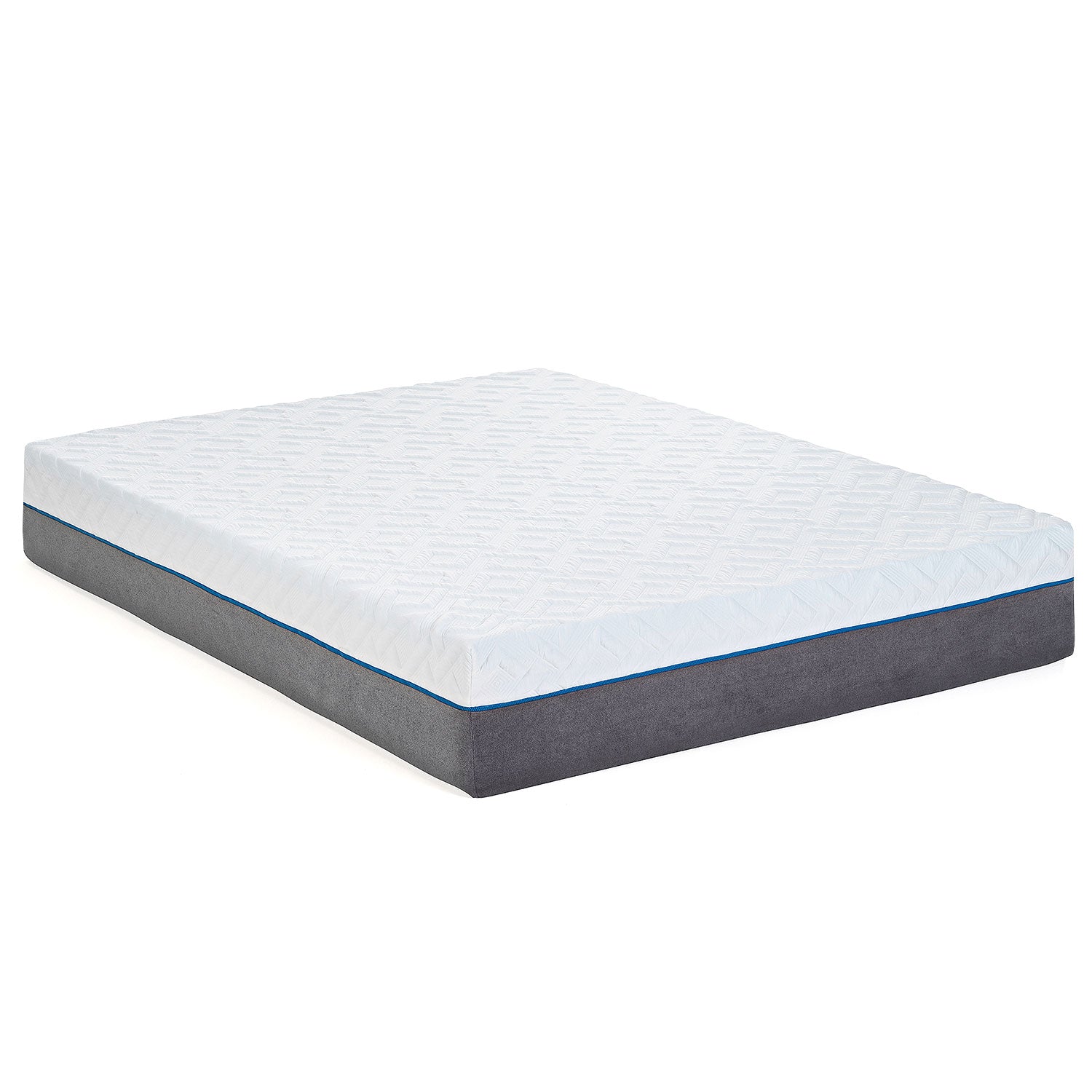 12" Gel Infused - Plush - Premium Memory Foam Mattress - BlissfulNights.com