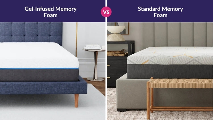 Gel-Infused Memory Foam vs. Standard Memory Foam