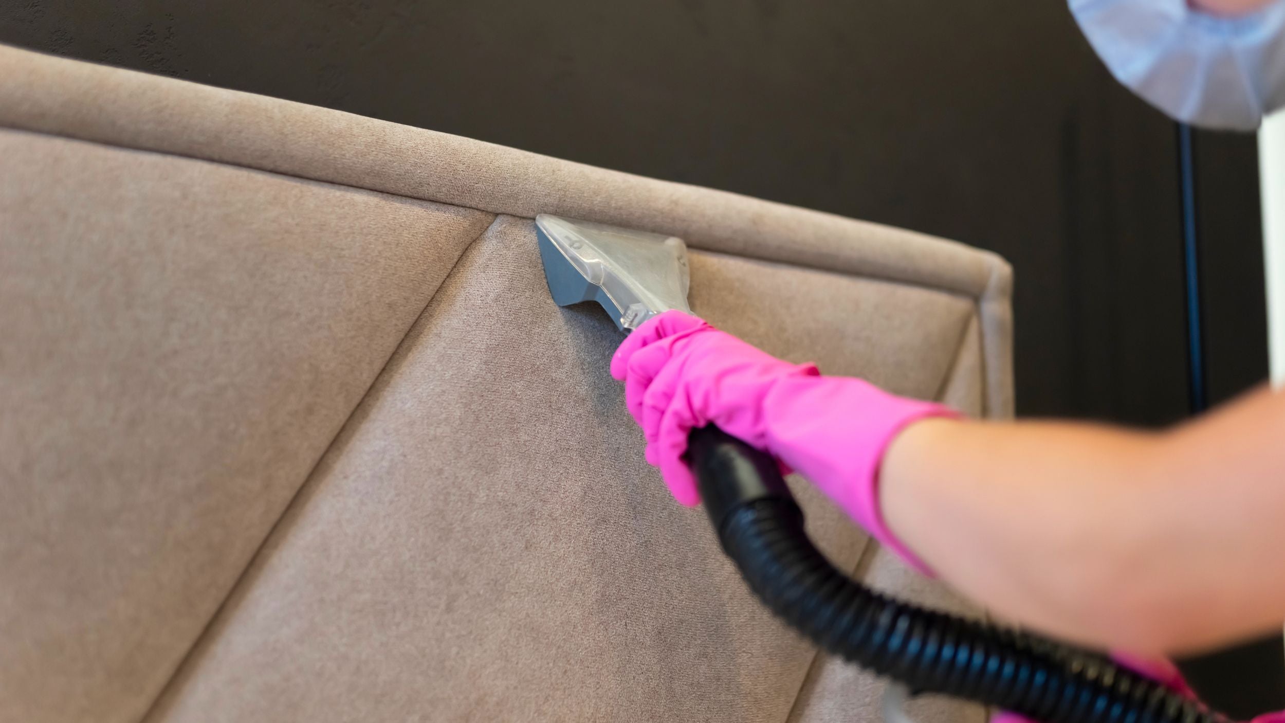How to clean upholstered headboard header