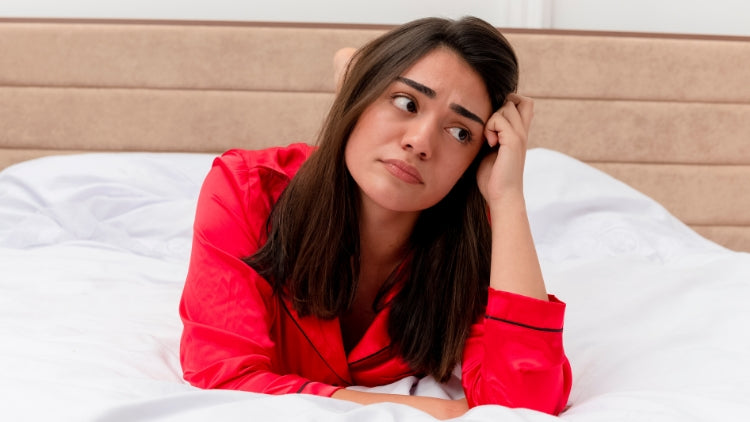 stressed too sleep