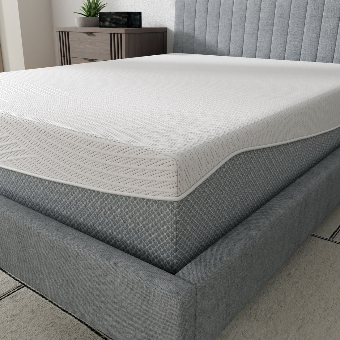 12” EcoCore Hybrid Deluxe - Medium Plush - BlissfulNights.com