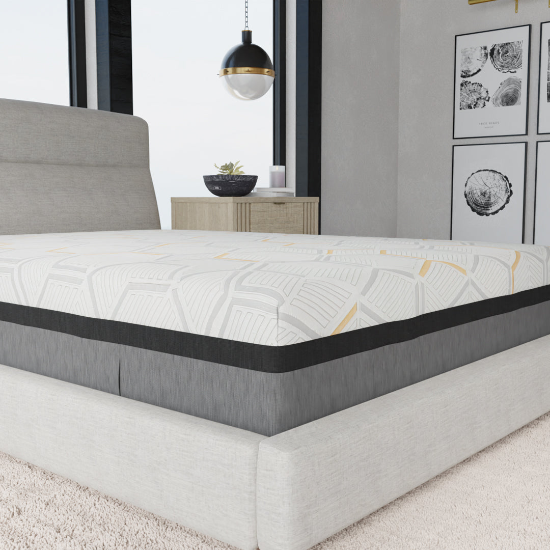 14" Hybrid Copper Gel Infused Premium Memory Foam Mattress, Plush - BlissfulNights.com