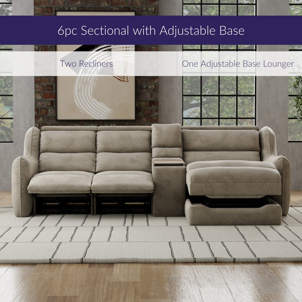 Enfinity Lounger™ Collection - Adjustable Bed Frame Lounger & Mattress (template-v3) - BlissfulNights.com