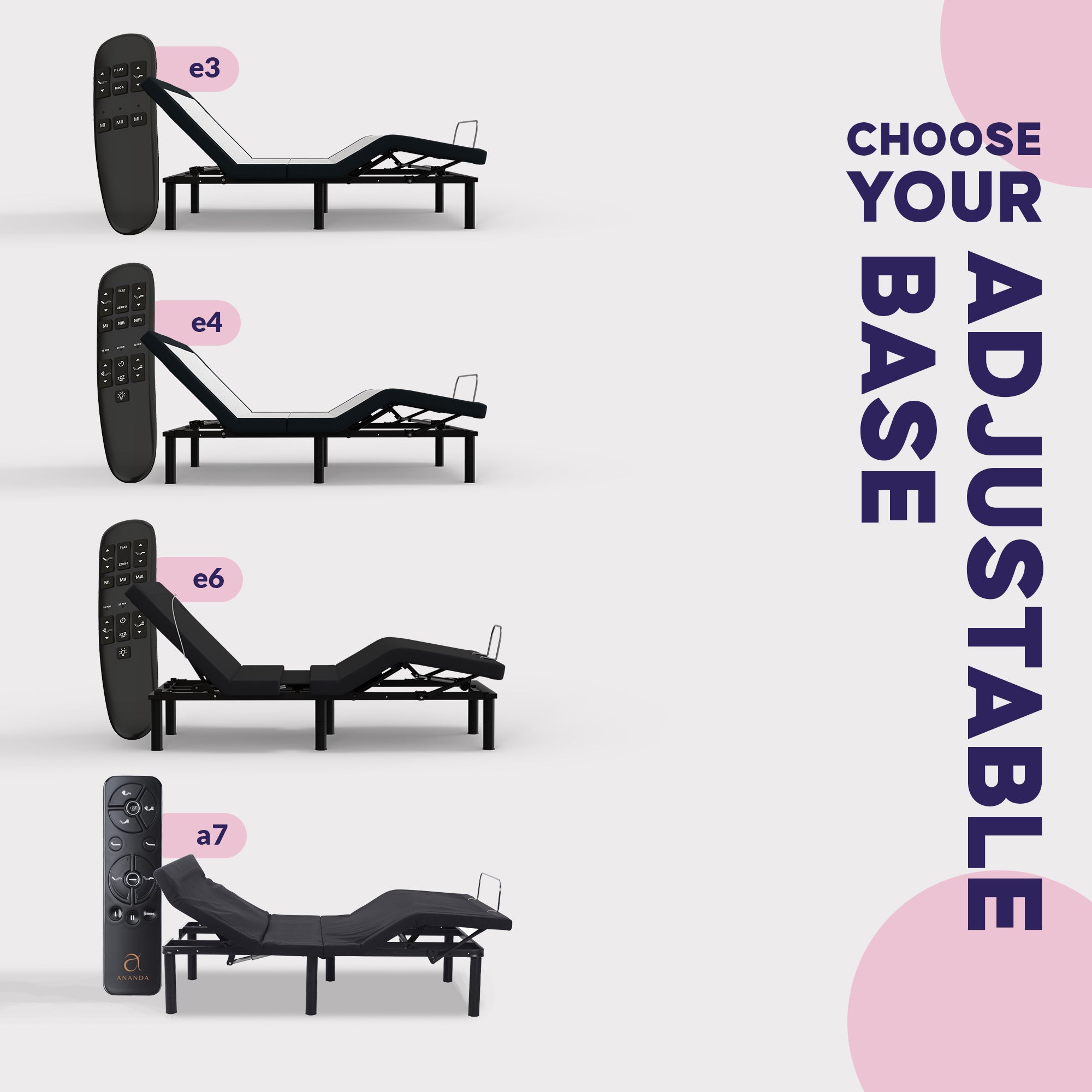 Build Your Own Sleep System: Mattress & Adjustable Base, Split King - BlissfulNights.com