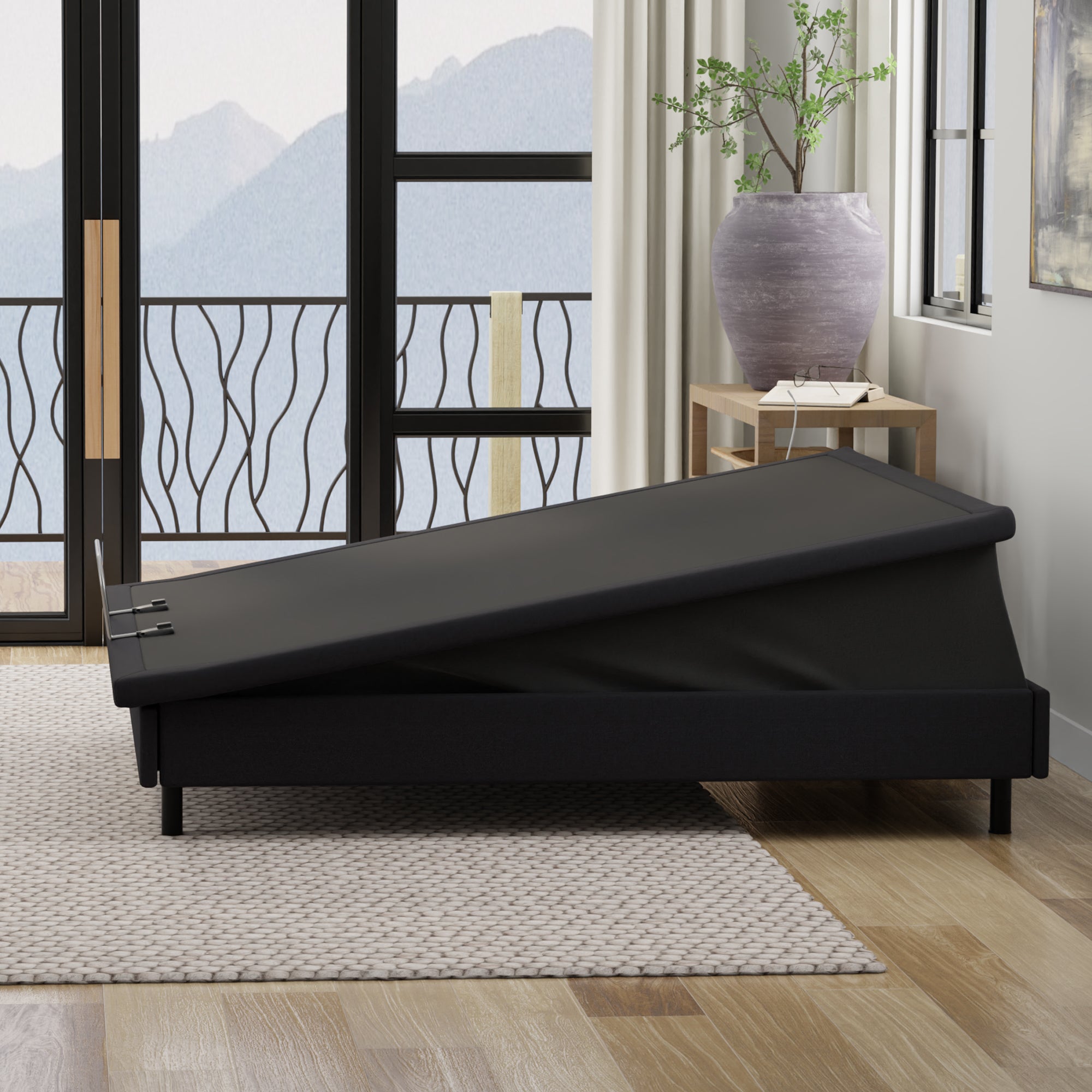 Blissful Nights e8 Hi-Low Lift & Tilt Adjustable Bed Frame - Massage, Lights, USB Ports & Free In Home Delivery - BlissfulNights.com