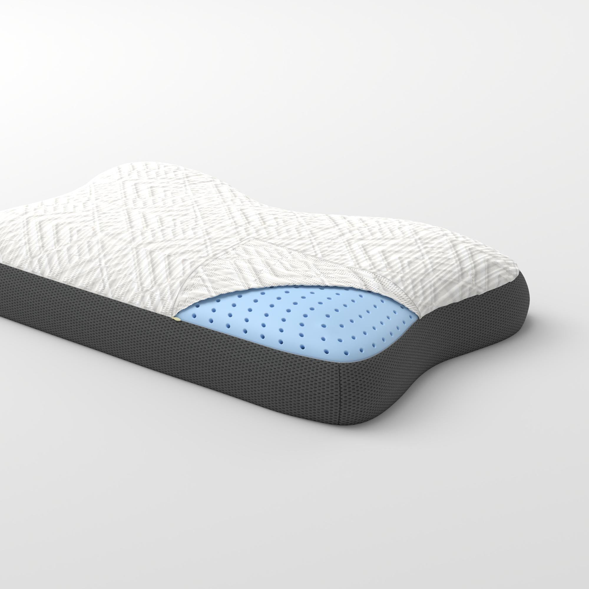 Cooling Contoured Side Sleeper Pillow - BlissfulNights.com