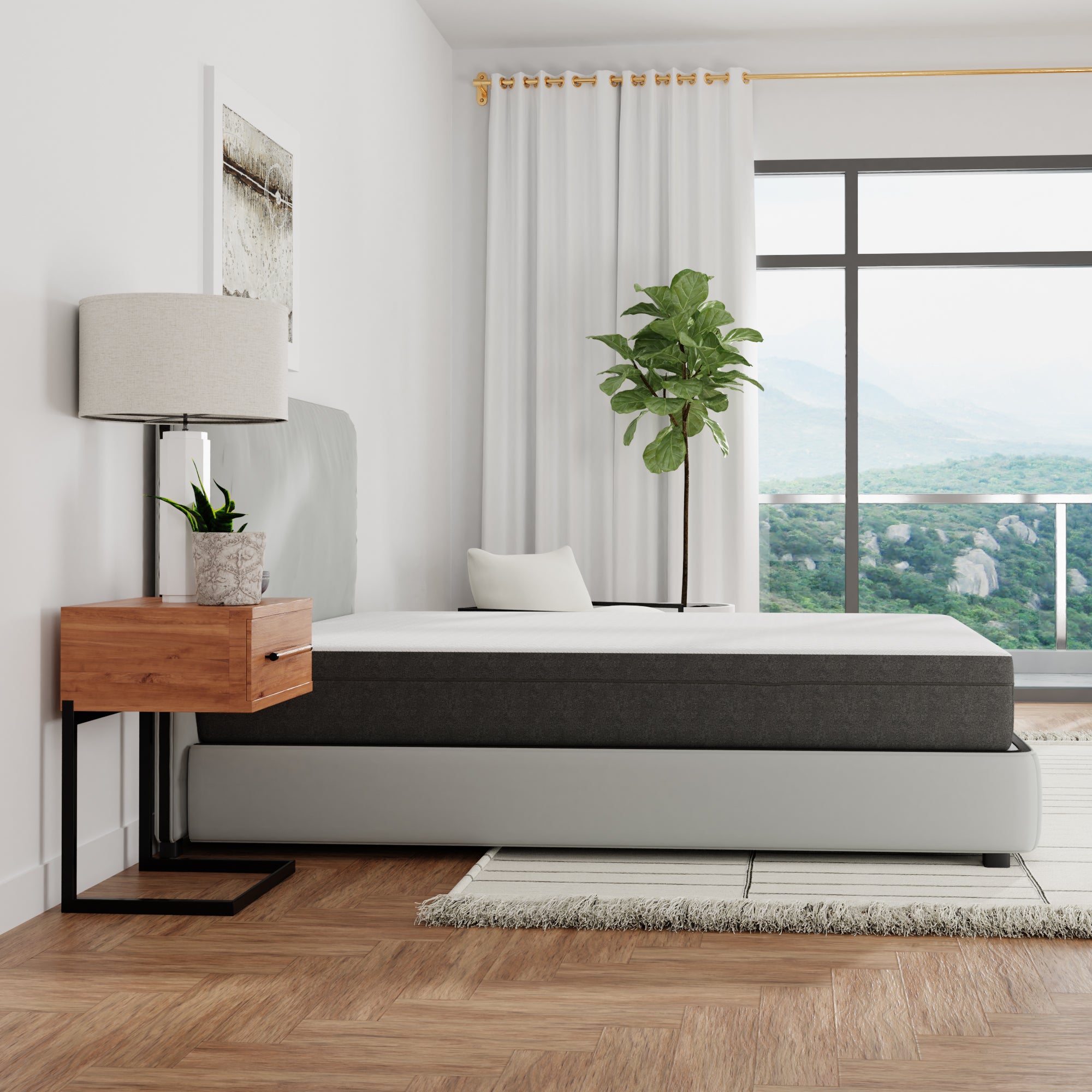 10" Gel Infused Memory Foam Mattress, Medium - BlissfulNights.com