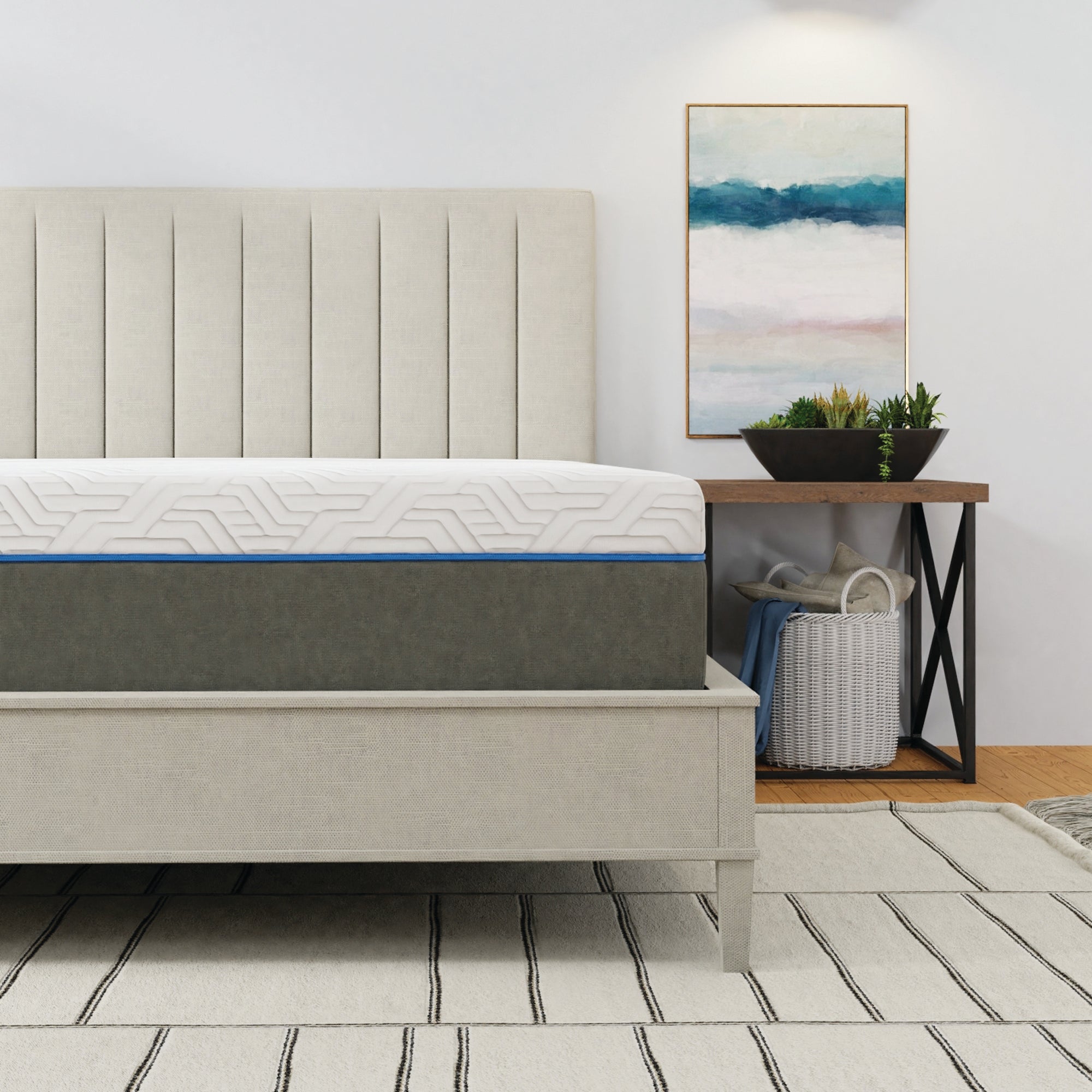 12" Gel Infused Memory Foam Mattress, Firm - BlissfulNights.com