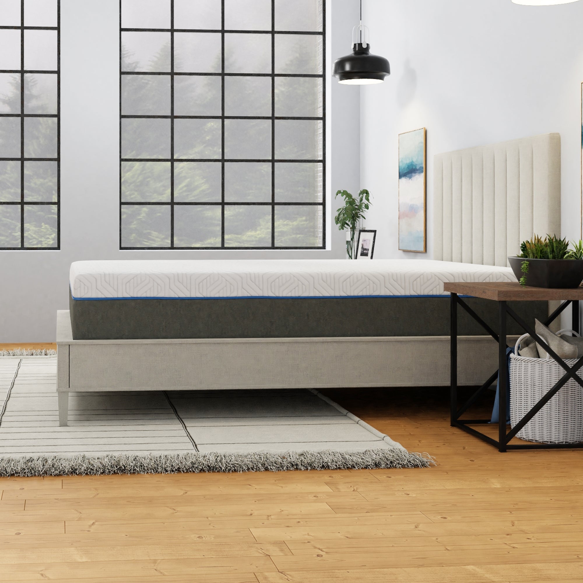 12" Gel Infused Memory Foam Mattress, Firm - BlissfulNights.com
