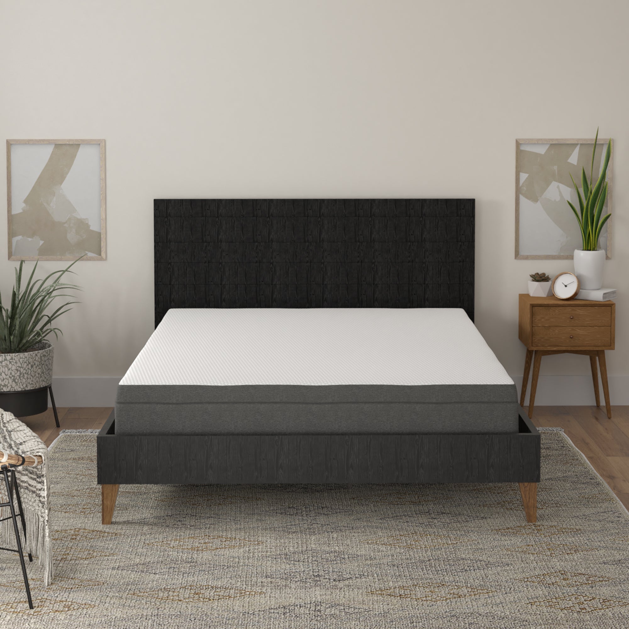 8" Gel Infused Memory Foam Mattress, Firm - BlissfulNights.com