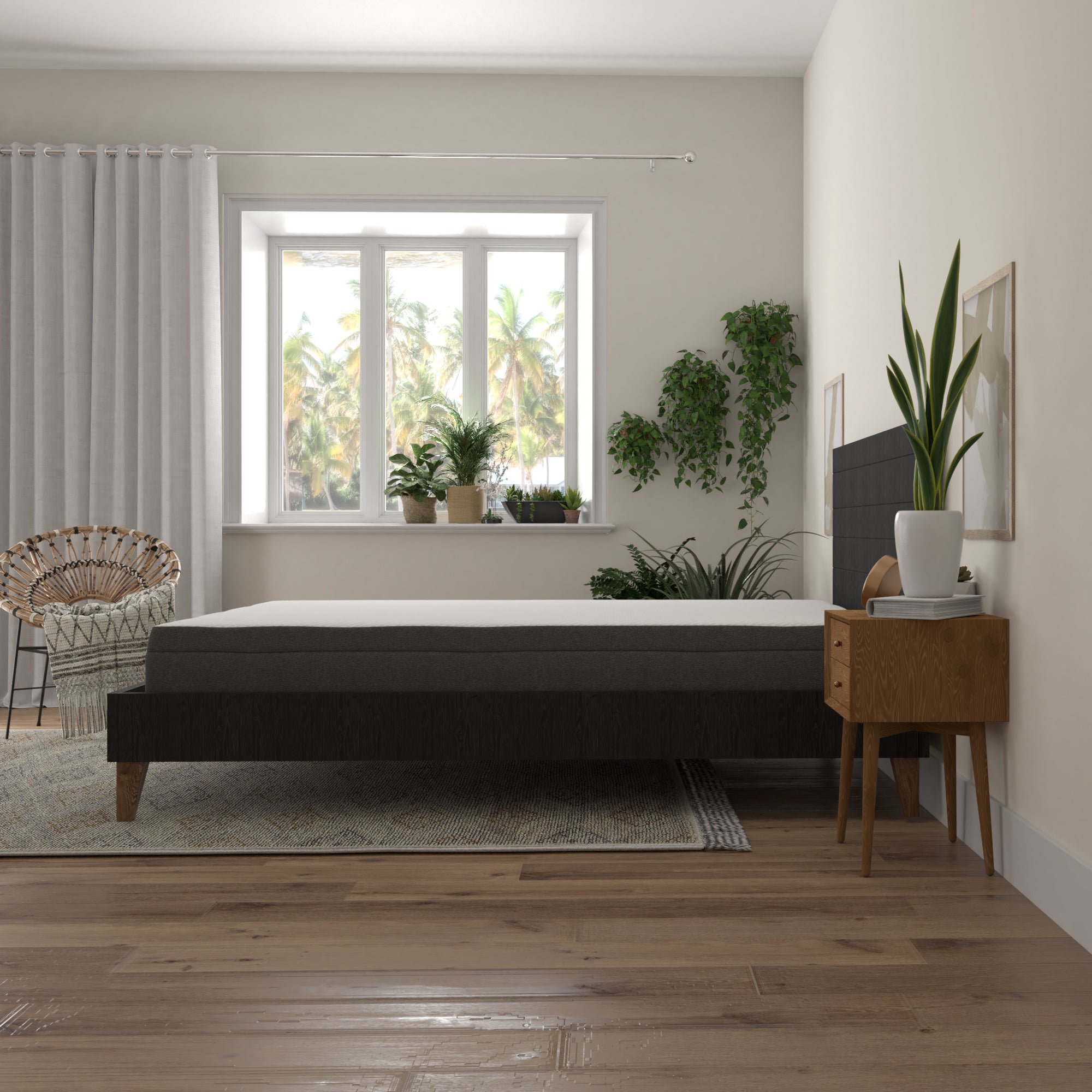 8" Gel Infused Memory Foam Mattress, Firm - BlissfulNights.com