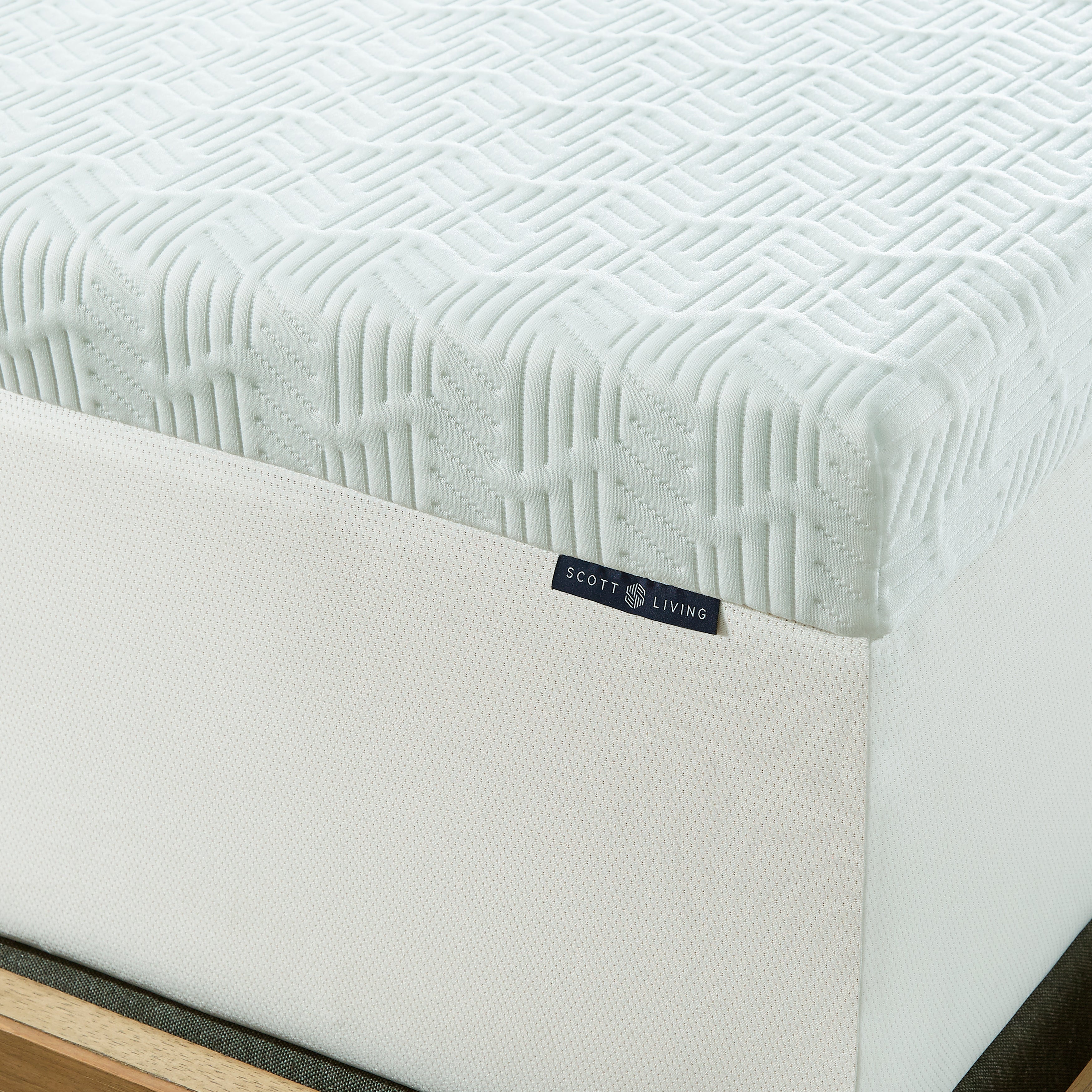 Scott Living 3" Ventilated Gel Memory Foam Mattress Topper - Plush - BlissfulNights.com