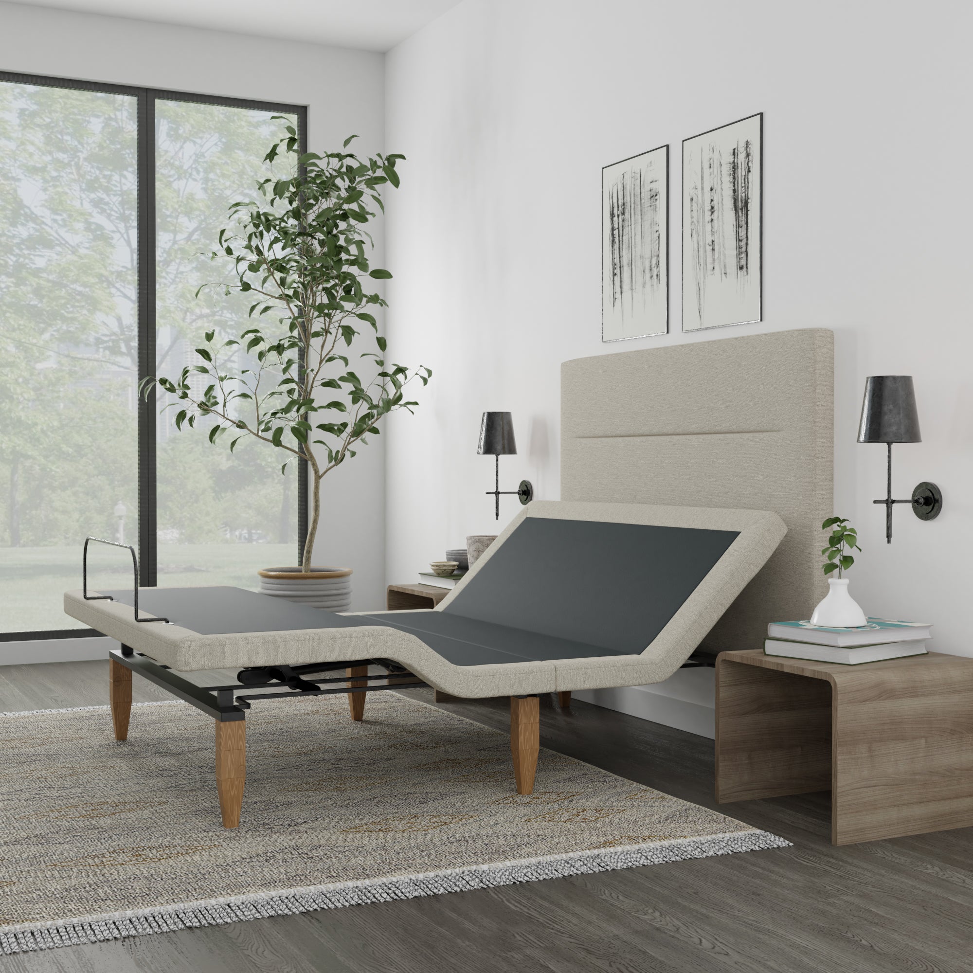 Adjustable Bed Frame Headboard - Blissful Nights