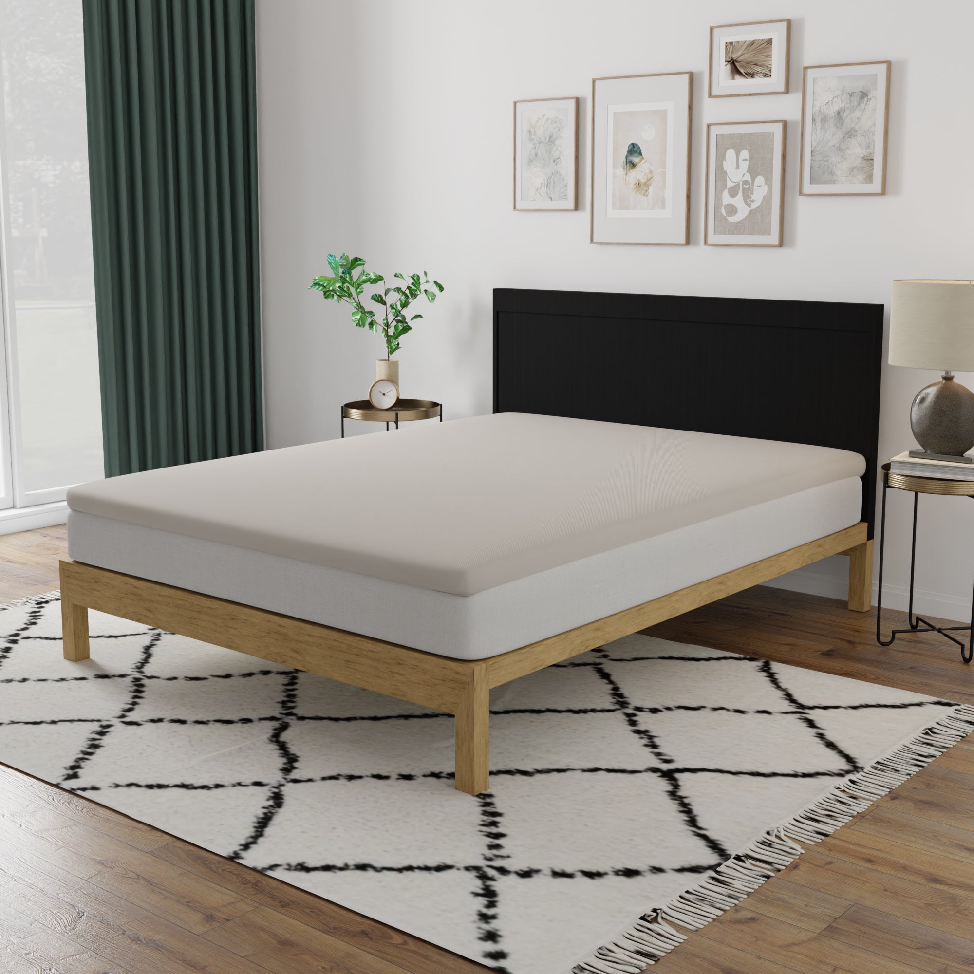 3" VENTILATED GEL MEMORY FOAM TOPPER - PLUSH - BlissfulNights.com
