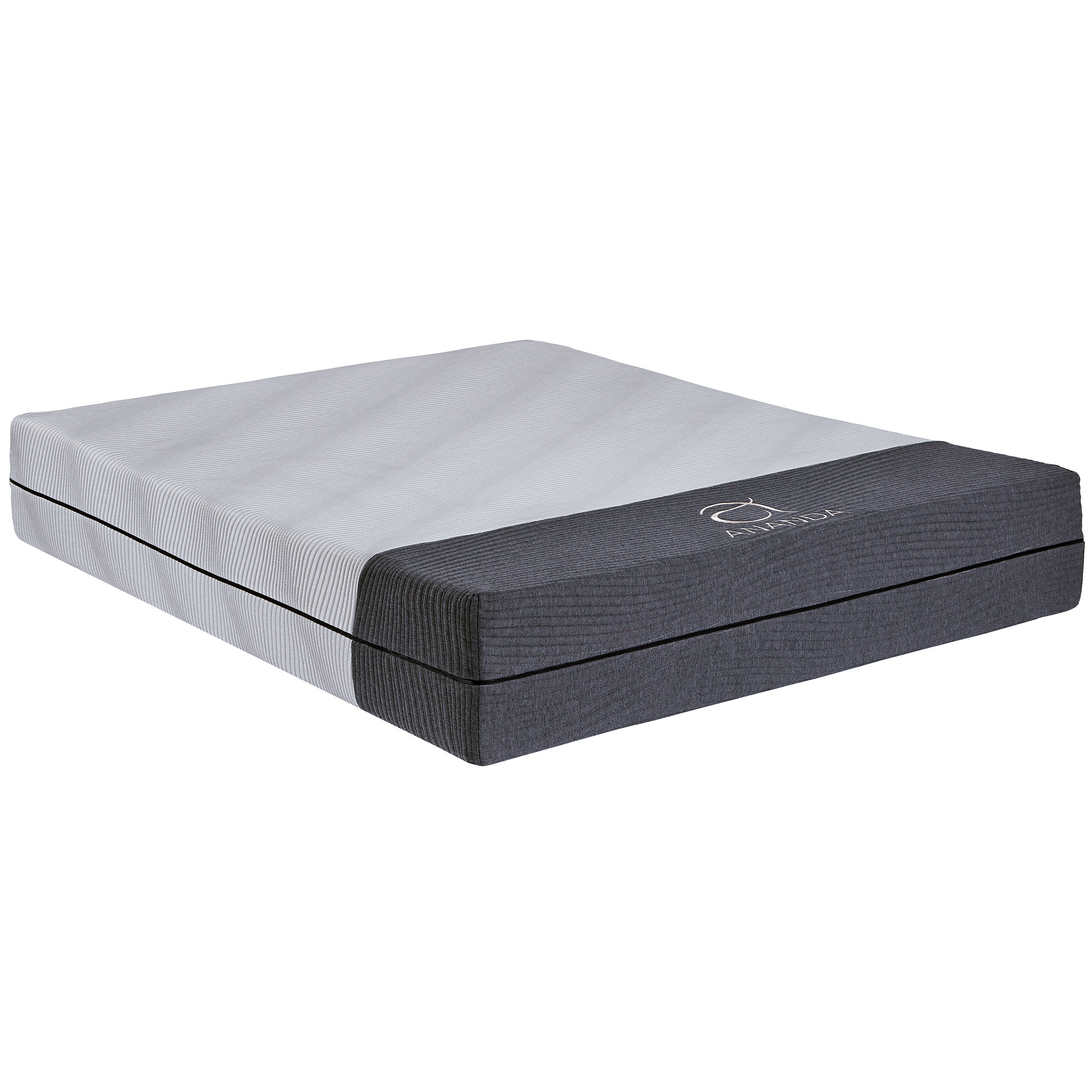 13" Ananda Cool Gel and Pearl Infused Hybrid Mattress with Ananda Head Tilt Adjustable Bed Base Combo Set - BlissfulNights.com