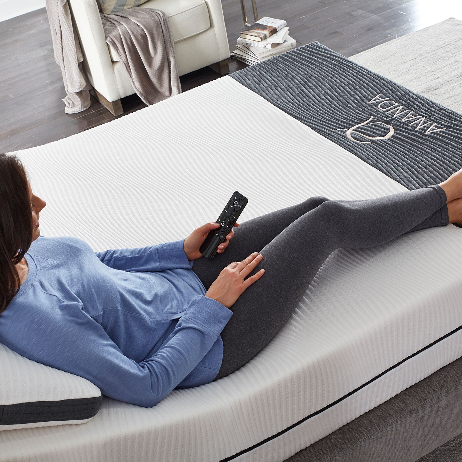 12" Ananda - Medium Firm - Pearl and Gel Infused Memory Foam Mattress - BlissfulNights.com