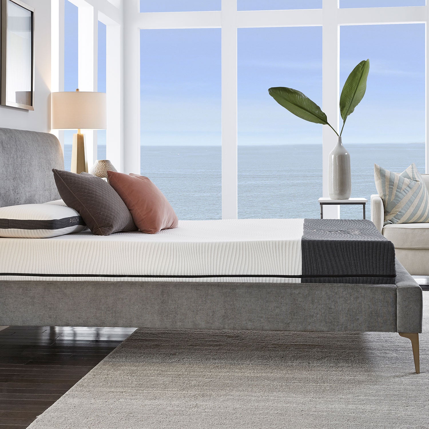 12" Ananda - Medium Firm - Pearl and Gel Infused Memory Foam Mattress - BlissfulNights.com