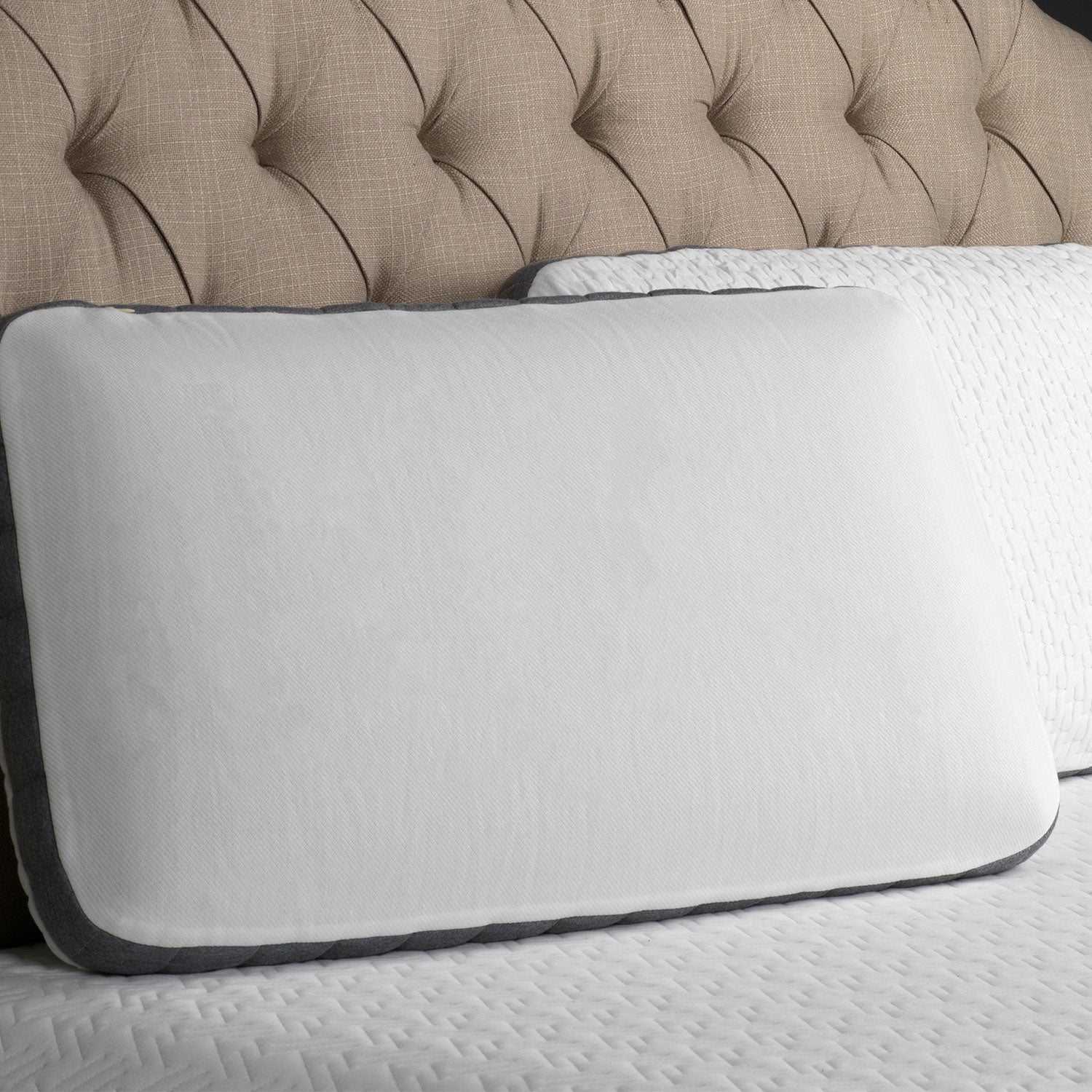 Bamboo Charcoal and Gel Memory Foam Pillow - Washable Cover - BlissfulNights.com