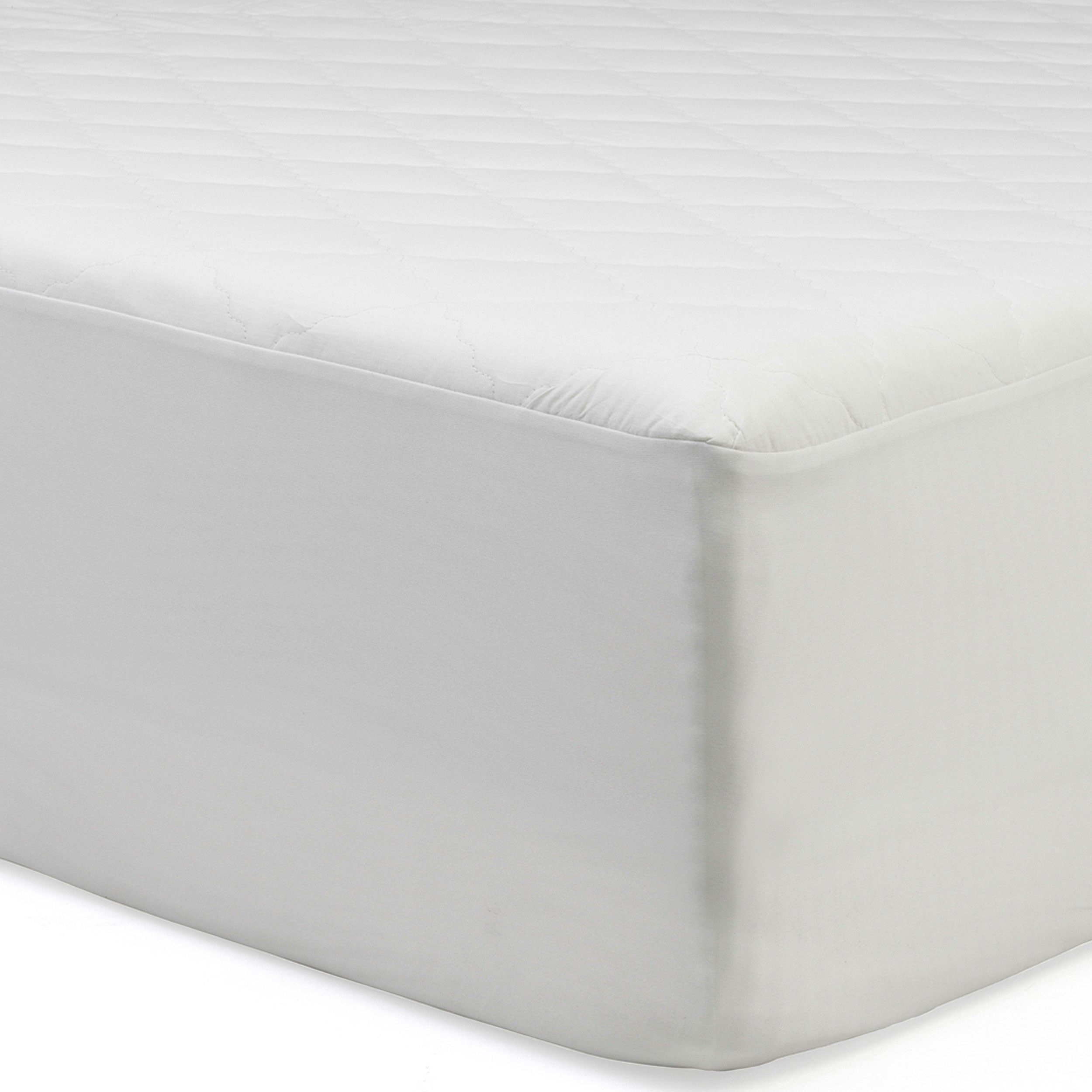 Fitted Quilted 100% Cotton Mattress Protector - 100% Waterproof and Hypoallergenic - BlissfulNights.com