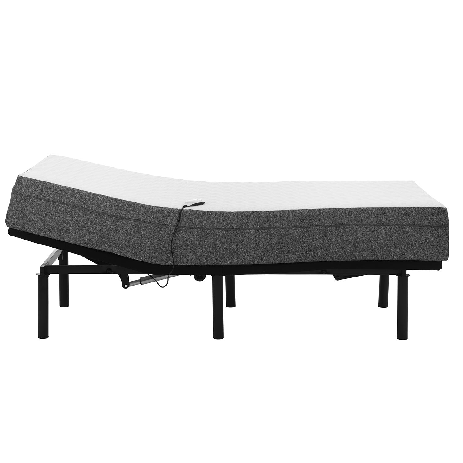 Adjustable Bed Frame and 10" Cool Gel Infused Medium Firm Memory Foam Mattress - BlissfulNights.com